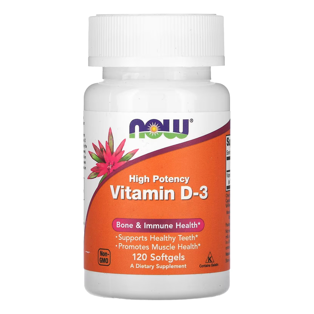 Vitamin D3 10000iu High Potency Now 120 Softgels