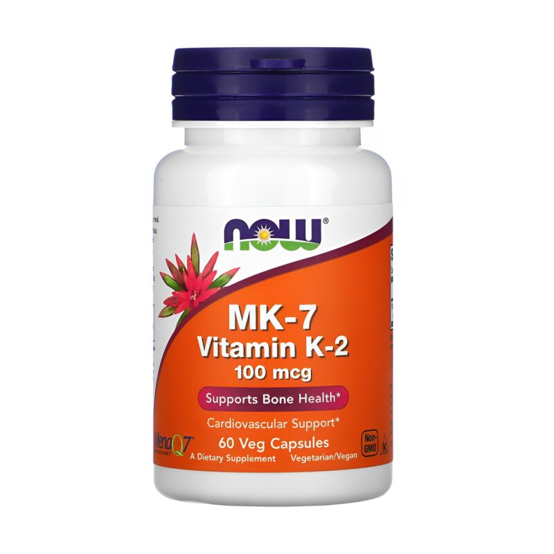 Now Foods MK-7 Vitamin K-2 100mcg 60caps Veg
