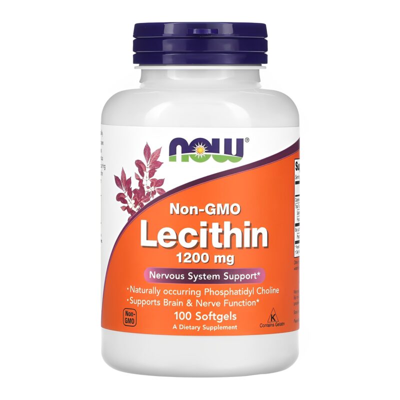 Lecithin Lecithin 1200mg Now Foods 100cap Softgels