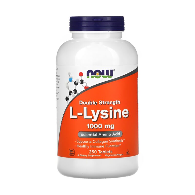 L-lysine now foods 1000mg l-lysine 250 tabs