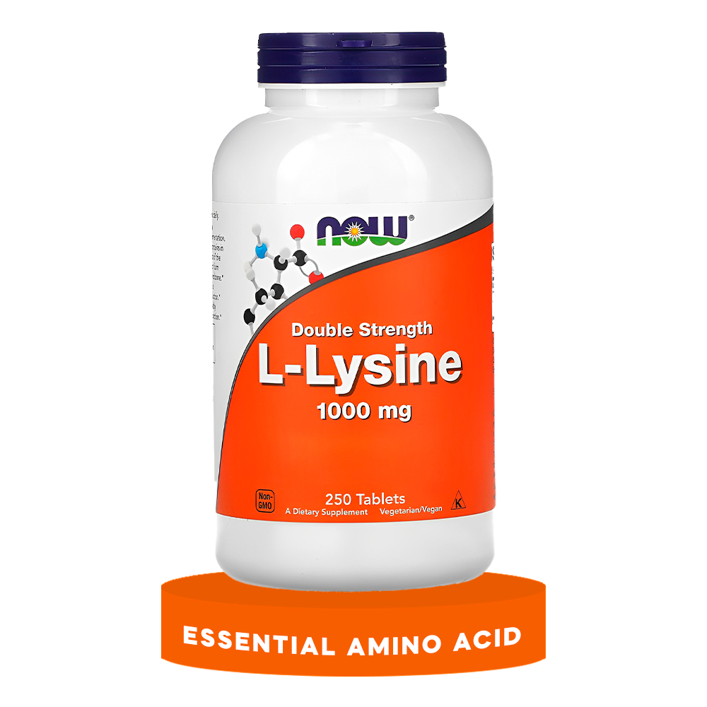 L-lysine now foods 1000mg l-lysine 250 tabs