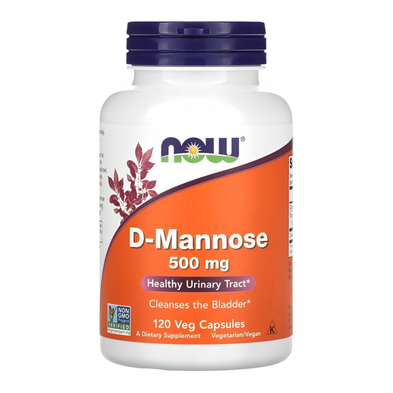 D-Mannose 500mg Now Foods 120veg Caps