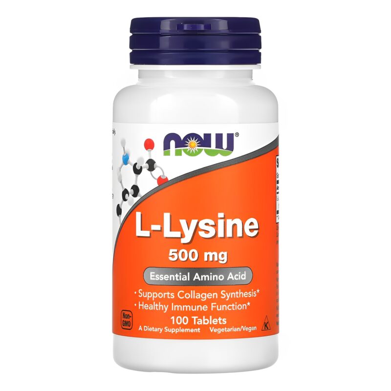 L-lysine 500 mg now foods 100 tablets imported
