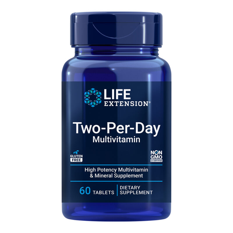 Multivitamin TWO/Day Life Extension 60 Imported Tabs