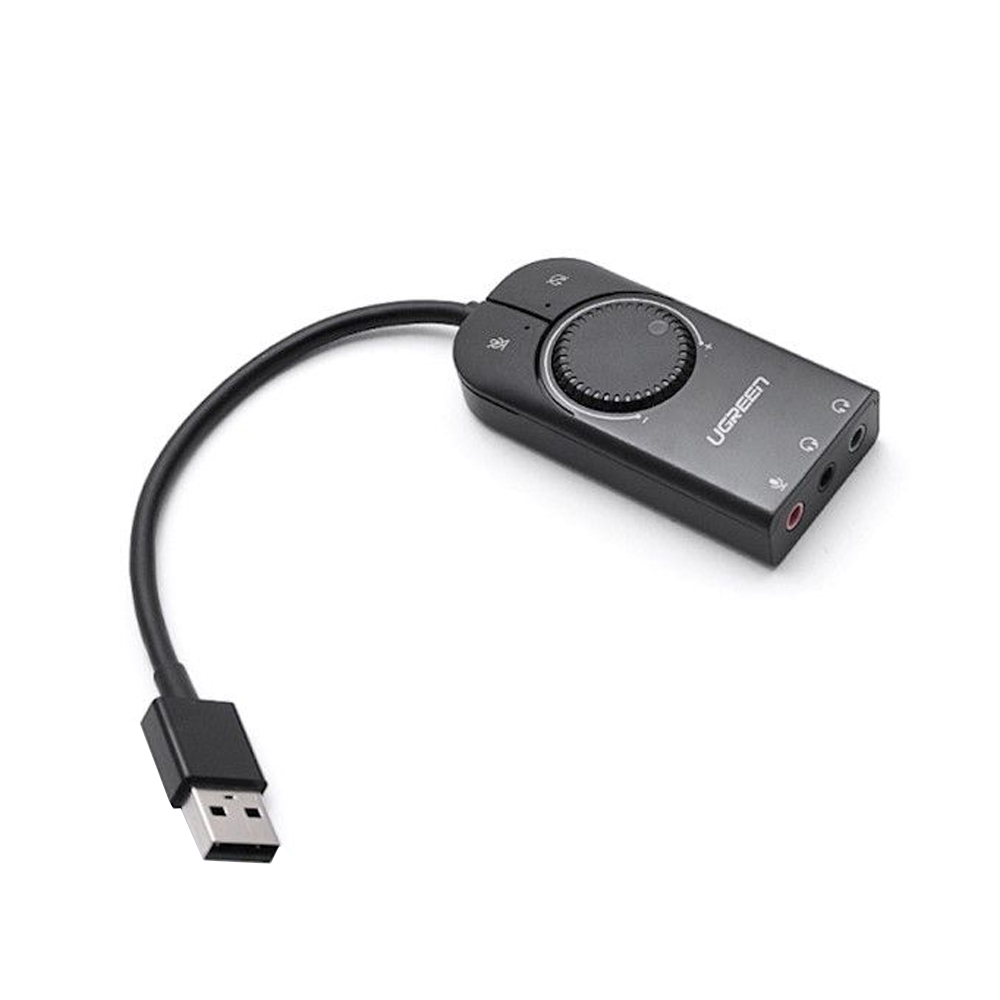 Ugreen External Audio Adapter 3 in 1 interface. USB 2.0 15cm