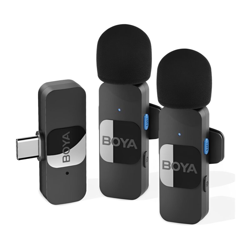 BOYA BY-V20 USB C MICROPHONE SYSTEM WIRE WITH 2.4GHZ