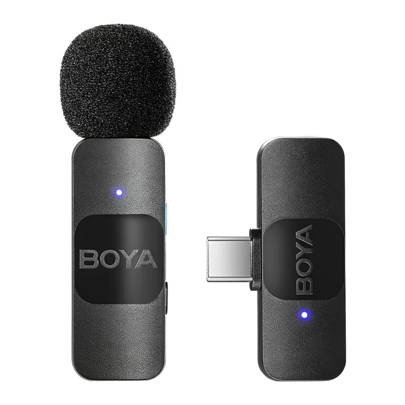 BOYA BY-V10 wireless microphone system USB C 2.4GHZ
