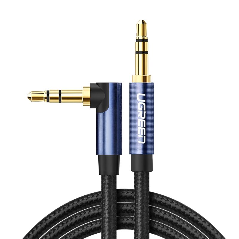 Ugreen Angular Audio Cable 3.5mm Male 0.5m Black