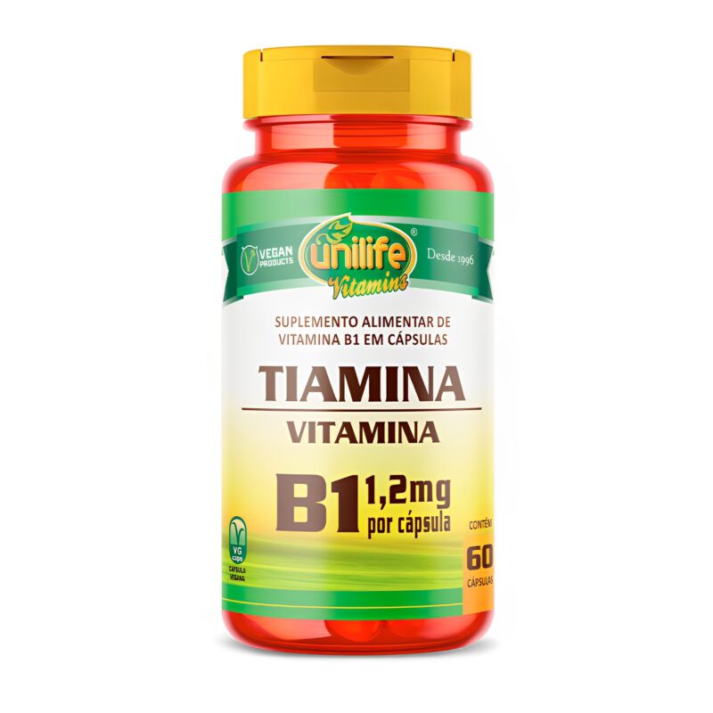 Vitamin B1 Thiamine 500mg Unilife 60 capsules