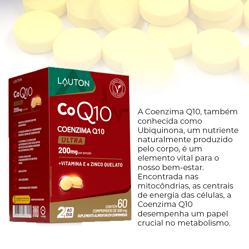 Coenzyme Q10 Lauton with tocopherol/zinc chelate 60 comp.
