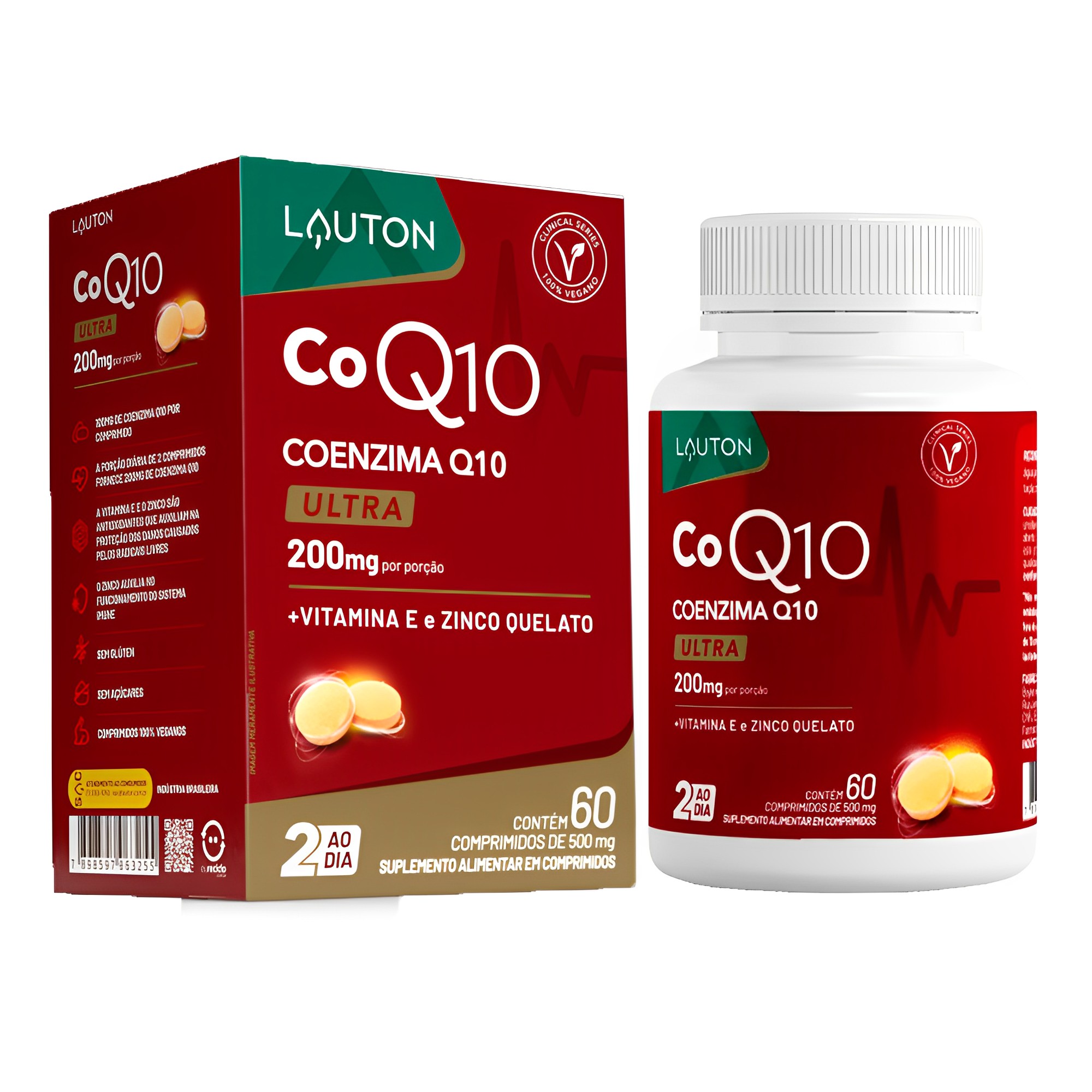 Coenzyme Q10 Lauton with tocopherol/zinc chelate 60 comp.