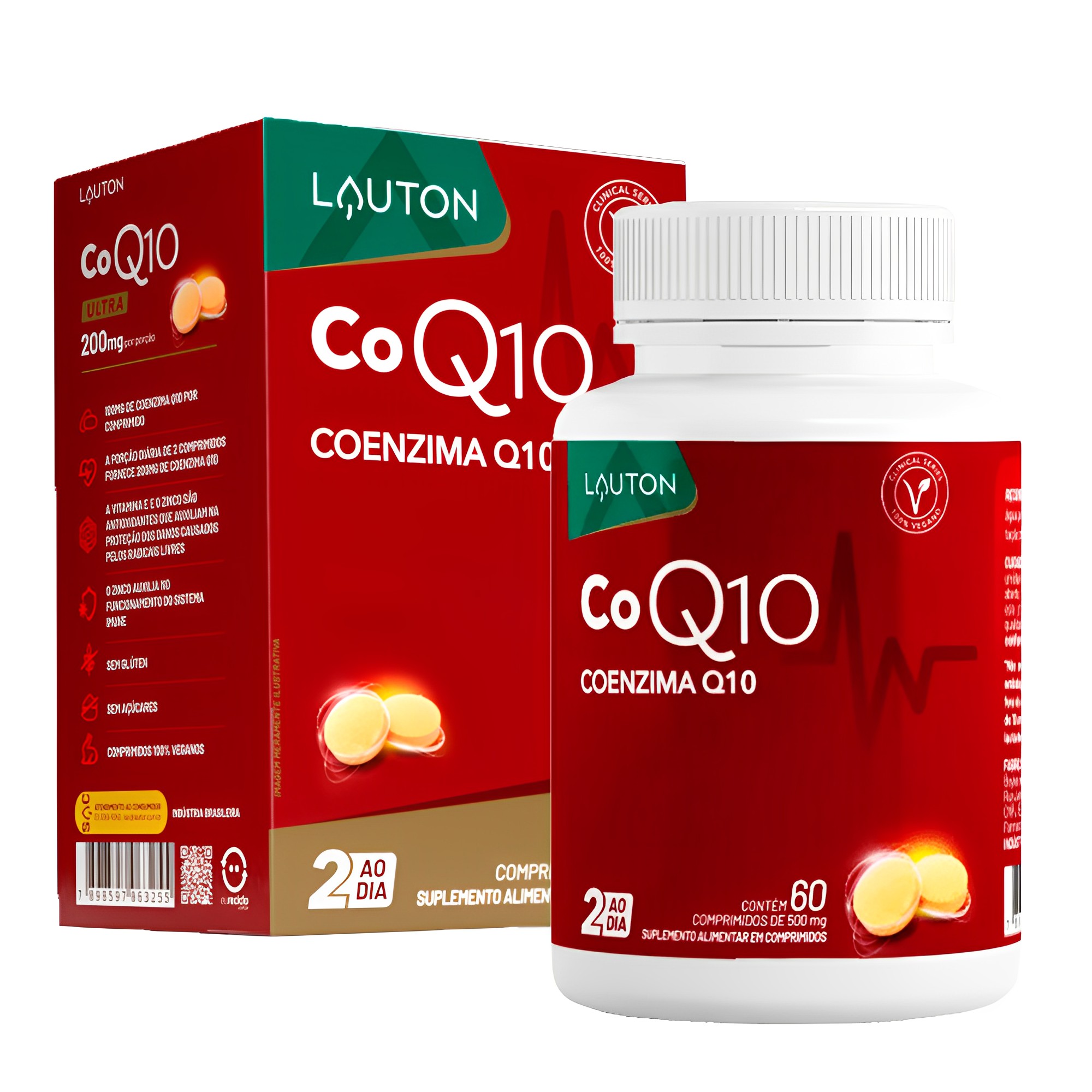 Coenzyme Q10 Lauton with tocopherol/zinc chelate 60 comp.