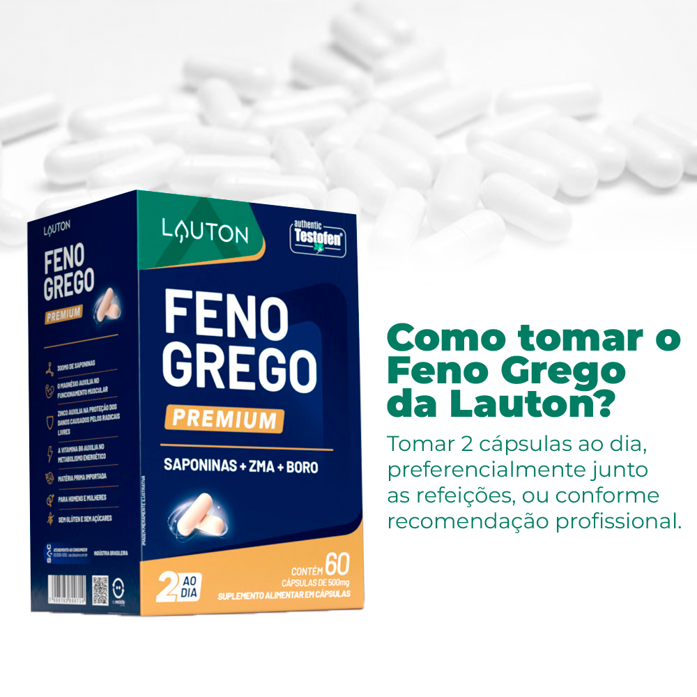 Greek hay Lauton with saponins ZMA + Boron 60 Caps