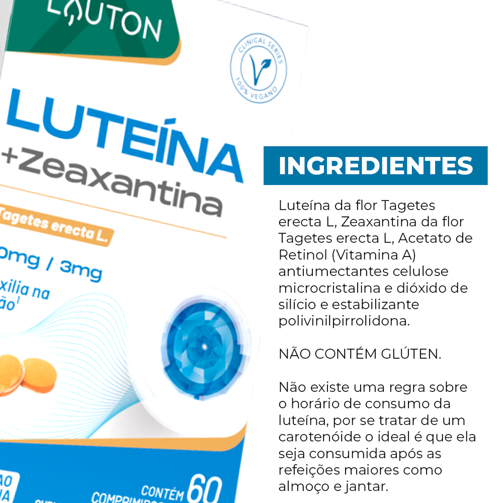 Lutein with/Zeaxanth + Vitamin A Lauton 60 compressed