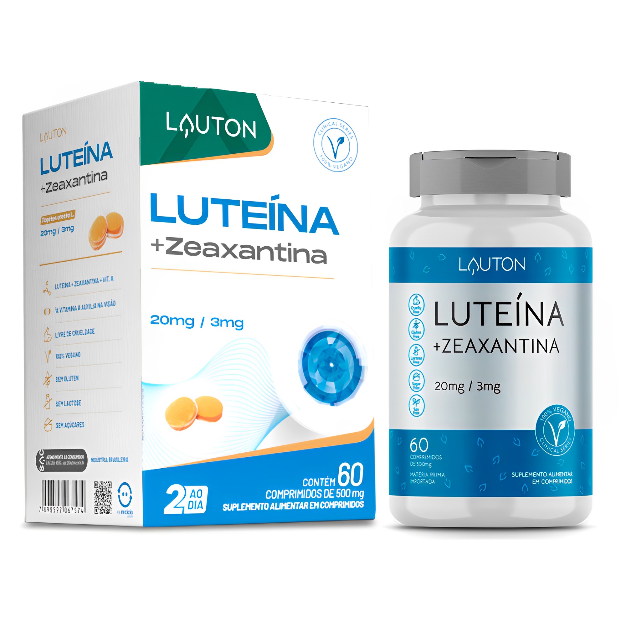 Lutein with/Zeaxanth + Vitamin A Lauton 60 compressed