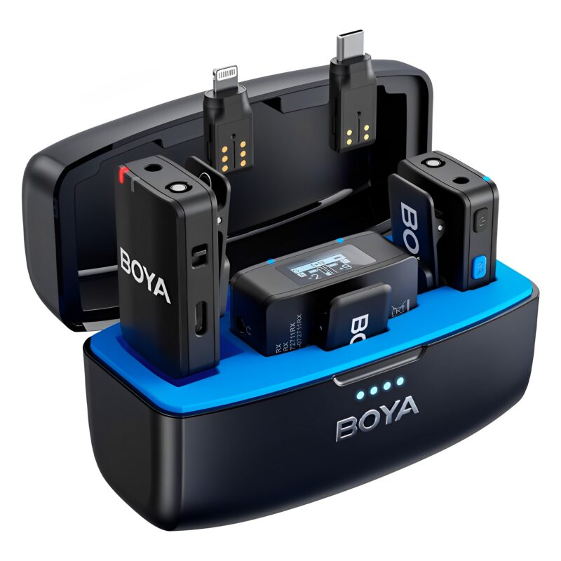 BOYA MIC BOYA MIC LAPELA MICROPHONE SYSTEM Black
