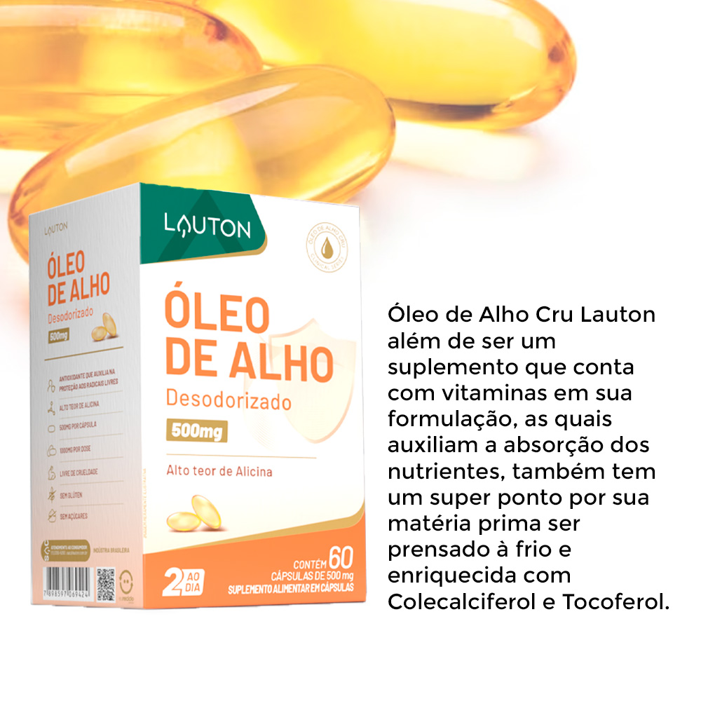 Garlic Oil with Alita Lauton 60 Capsules