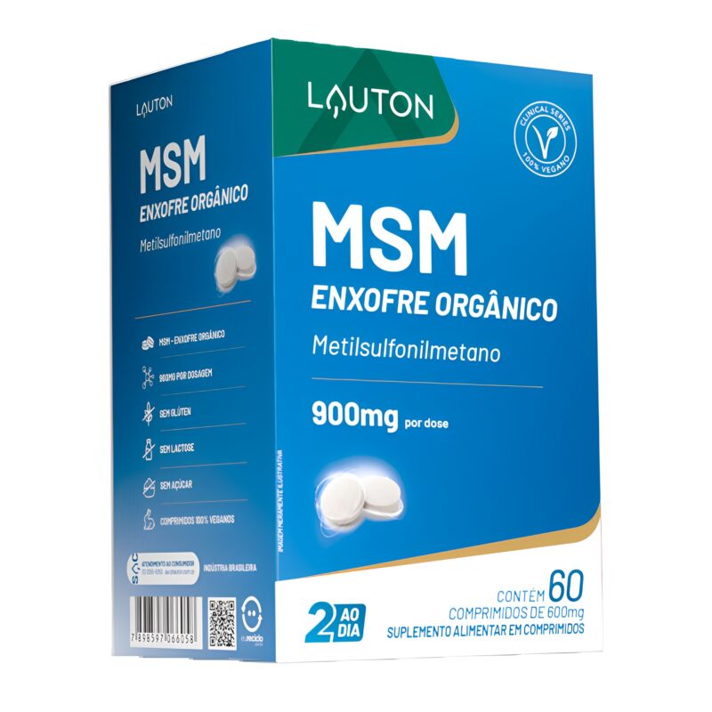 Msm organic sulfur Lauton 60 capsules