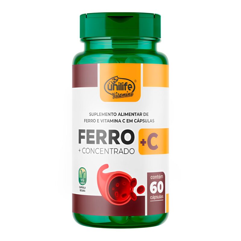 Iron + vitamin C unilife 60 capsules