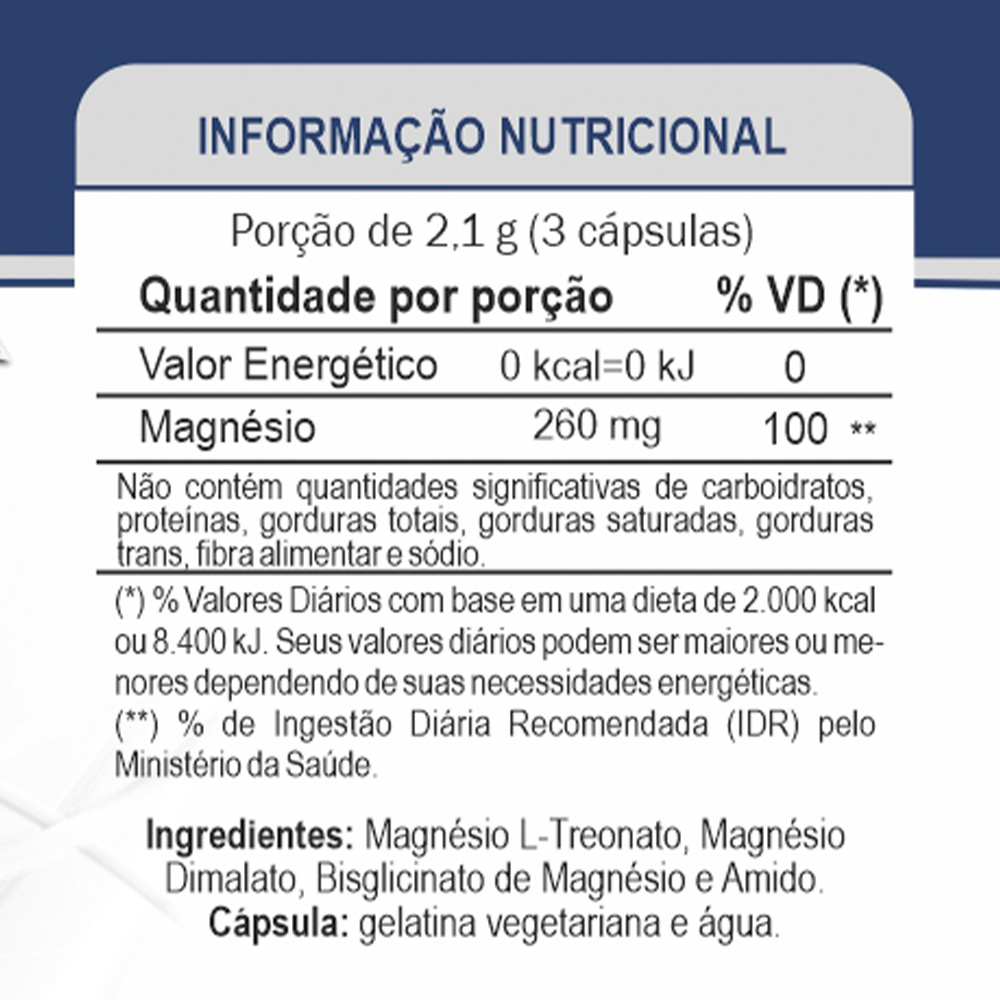 Treon Mag Magnesium Unilife Treonate 60 Capsules