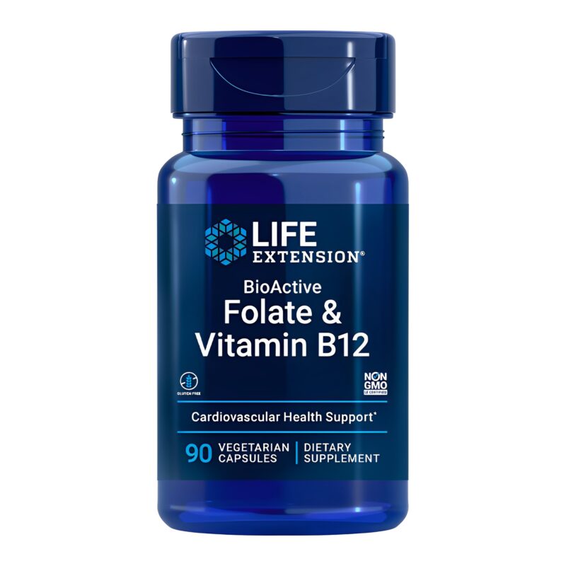 Vitamin B12 Life Extension Bioactive 90 Imported Caps