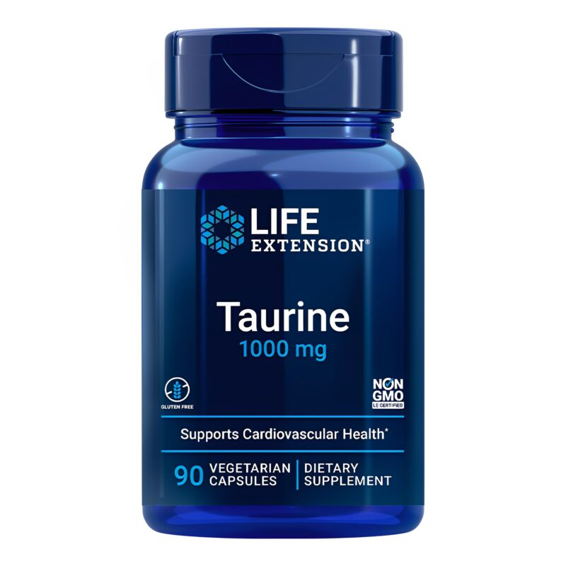 Taurine 1000mg Life Extension 90 Imported Capsules
