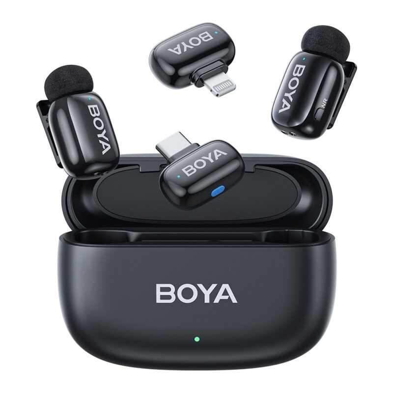 BOYA MINI-12 Wireless Microphone Android/IOS Black
