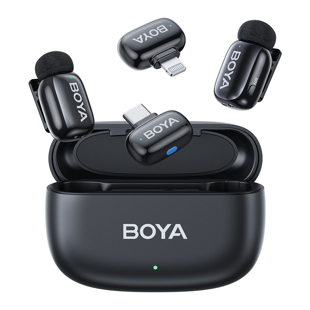BOYA MINI-12 Wireless Microphone Android/IOS Black