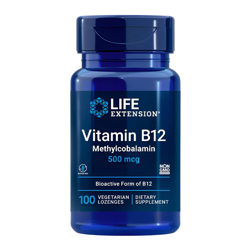 Vitamin B12 500MCG Life Extension 100 Imported Caps