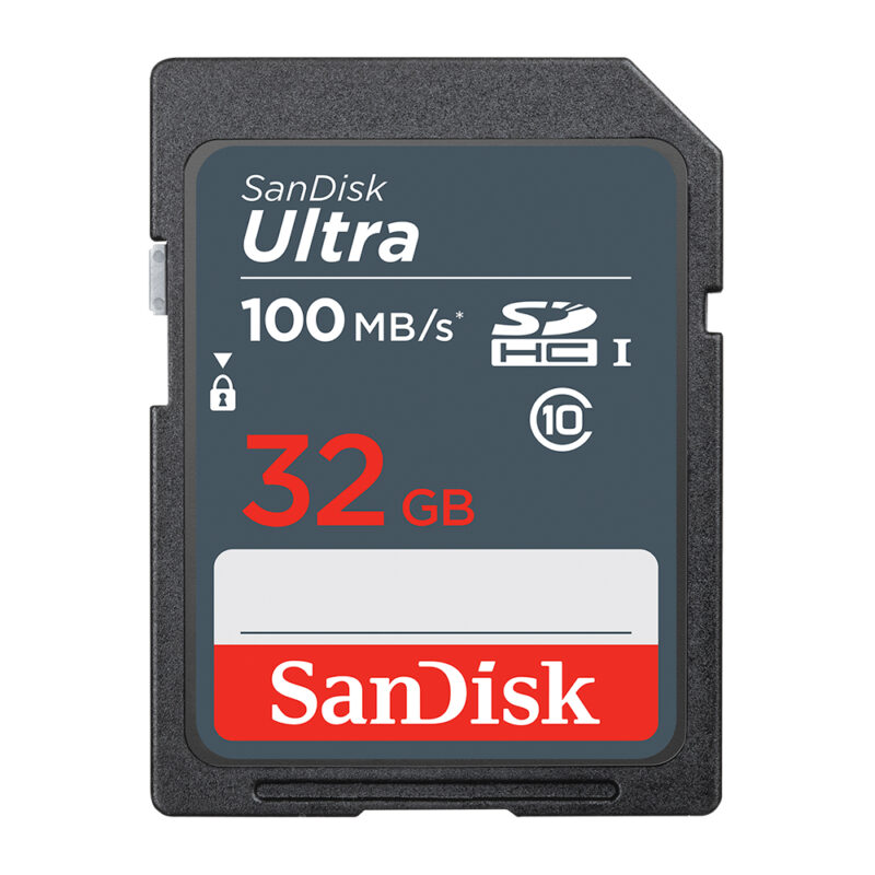 Sandisk SDHC Memory Card 32GB Ultra 100MBs