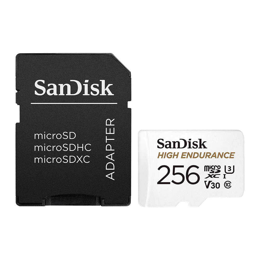Sandisk 256gb Micro Sdxc 100Mbs and Adapt Memory Card