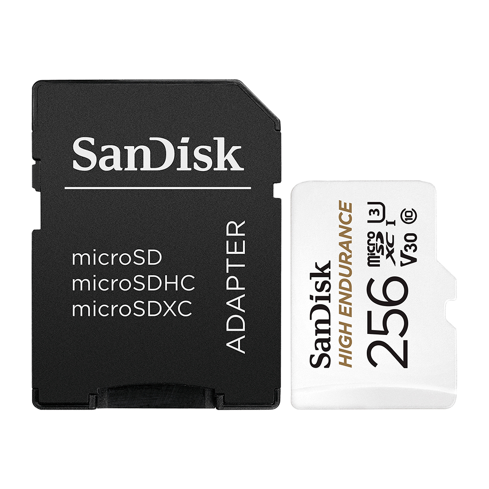 Sandisk 256gb Micro Sdxc 100Mbs and Adapt Memory Card