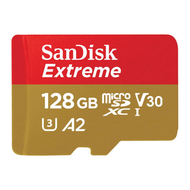 Sandisk 128gb MicroSd Extreme 190Mbs Micro SD Memory Card