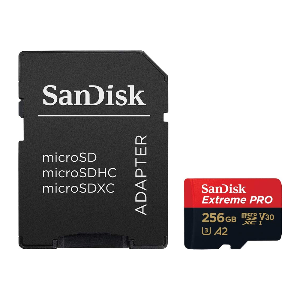 Sandisk 256gb Micro SD Memory Card with Adapter