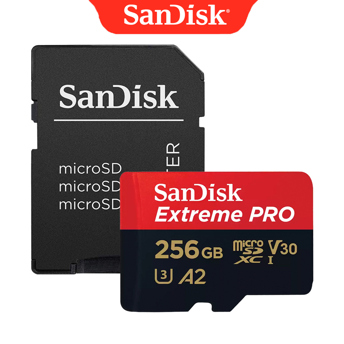 Sandisk 256gb Micro SD Memory Card with Adapter