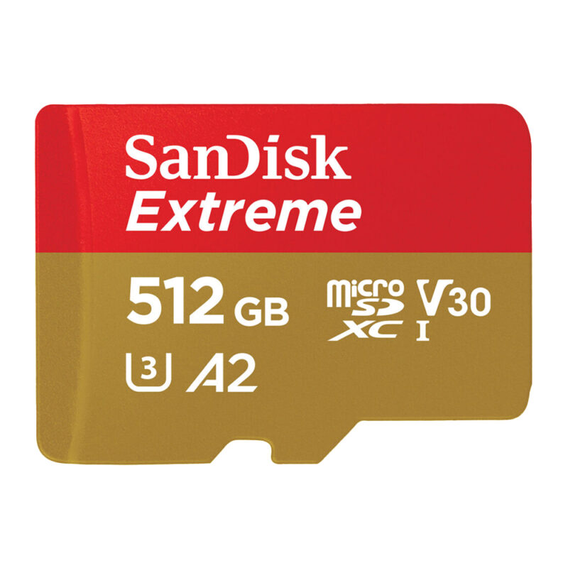 Sandisk 512gb MicroSd Extreme 190Mbs Micro SD Memory Card