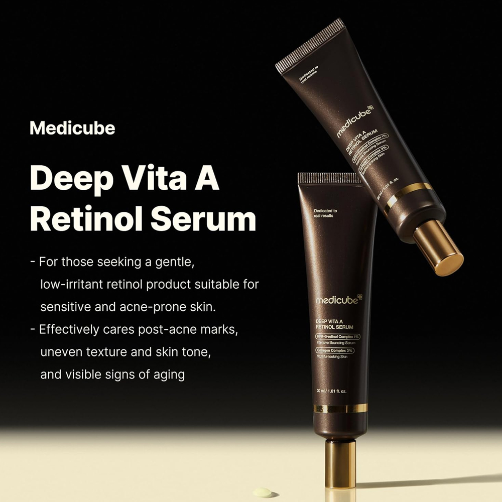 Medicube Deep Vita A Retinol Night Facial Serum Face