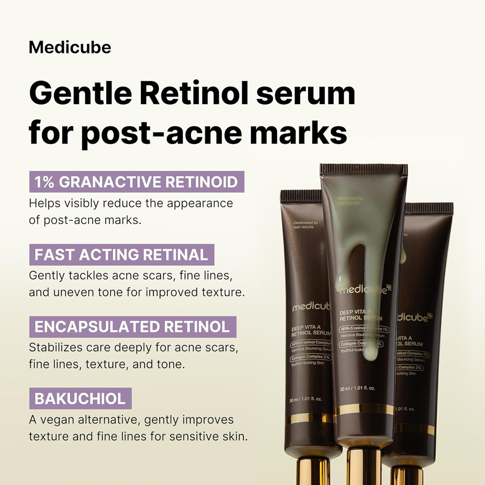 Medicube Deep Vita A Retinol Night Facial Serum Face