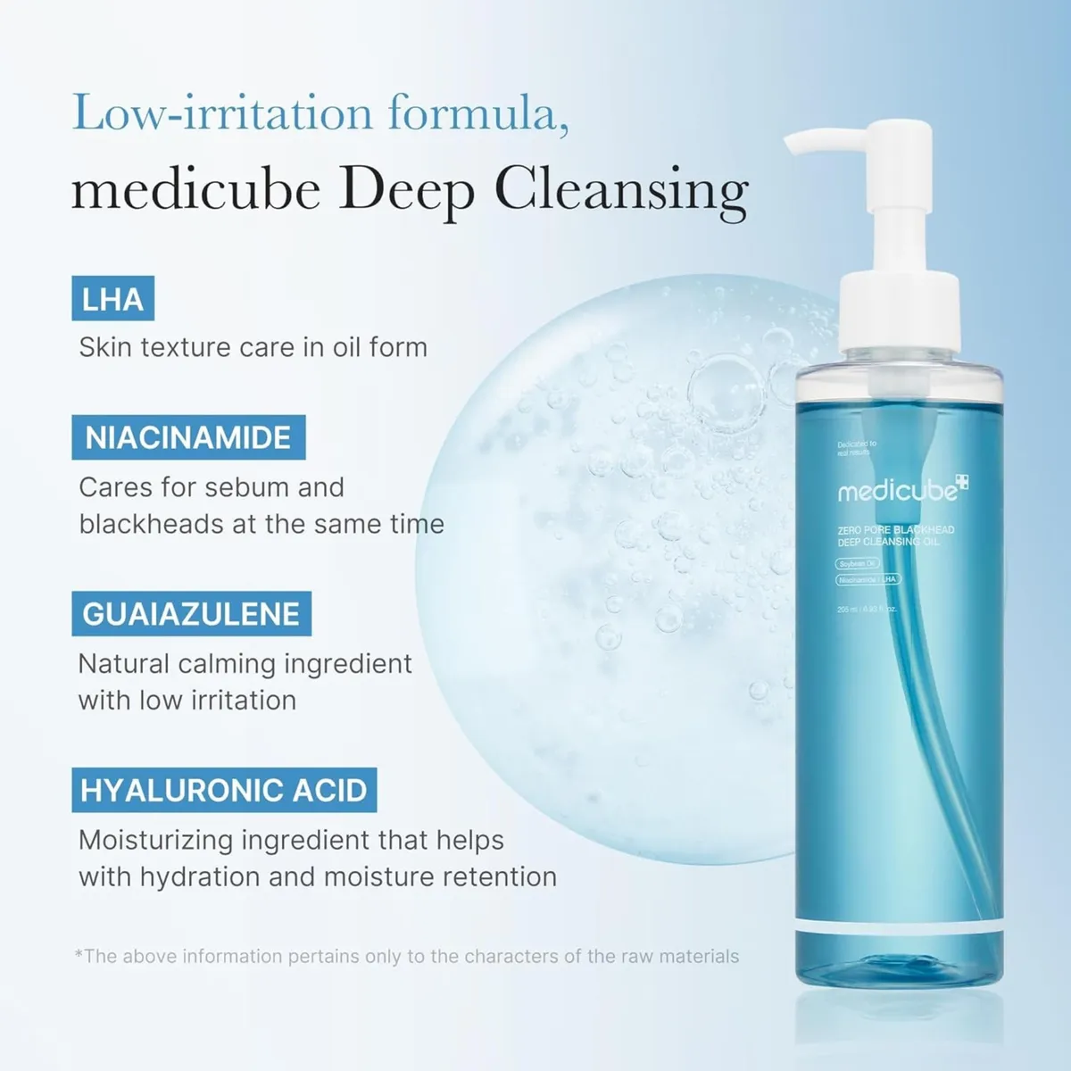 Medicube Zero Pore Facial Cleansing Oil for Blackheads Pores